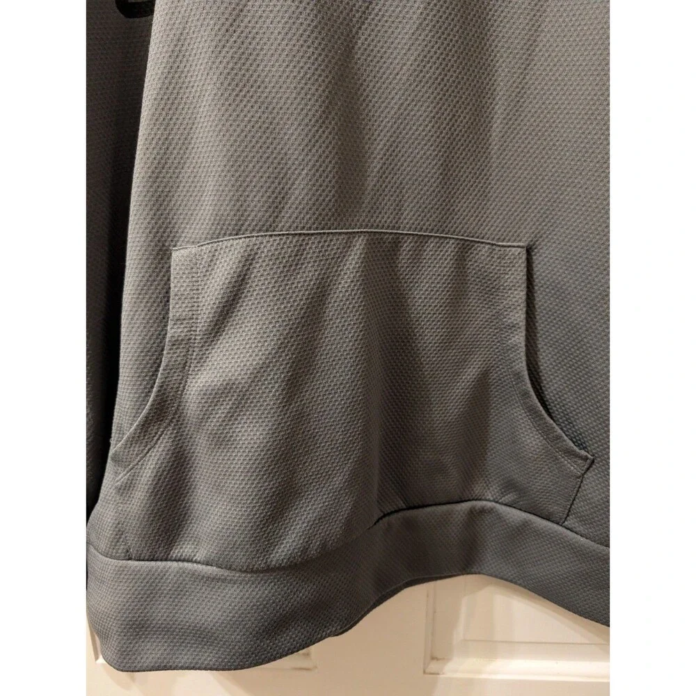 Star Wars Men’s Hoodie XL Gray Black Pullover Sweatshirt Logo Hooded Jumper - Picture 7 of 9